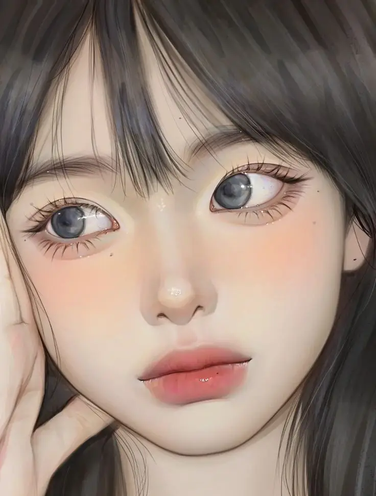 Vẽ Chân Dung Cô Gái Xinh Đẹp 61