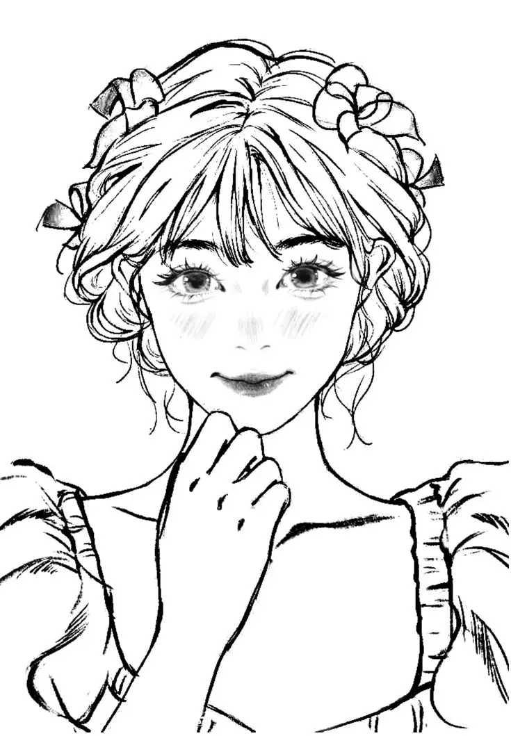 Vẽ Chân Dung Cô Gái Xinh Đẹp 62