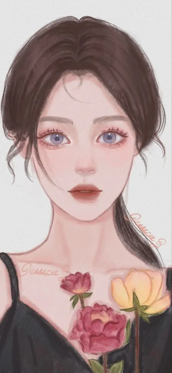 Vẽ Chân Dung Cô Gái Xinh Đẹp 63