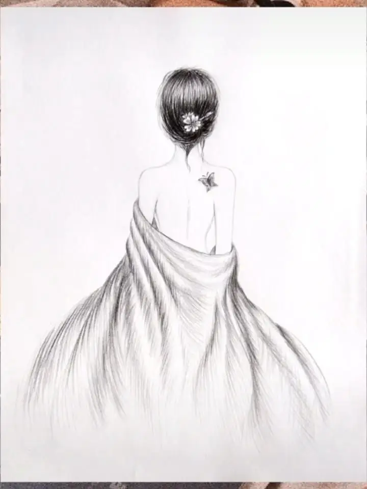 Vẽ Chân Dung Cô Gái Đơn Giản: Nghệ Thuật Từ Tâm Hồn 11