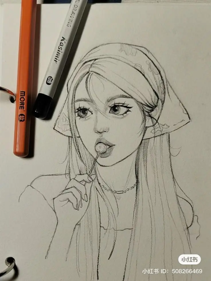 Vẽ Chân Dung Cô Gái Đơn Giản: Nghệ Thuật Từ Tâm Hồn 23