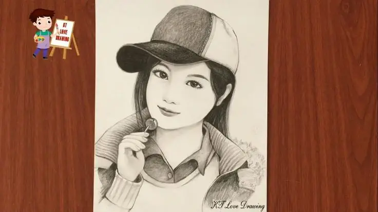 Vẽ Chân Dung Cô Gái Đơn Giản: Nghệ Thuật Từ Tâm Hồn 26