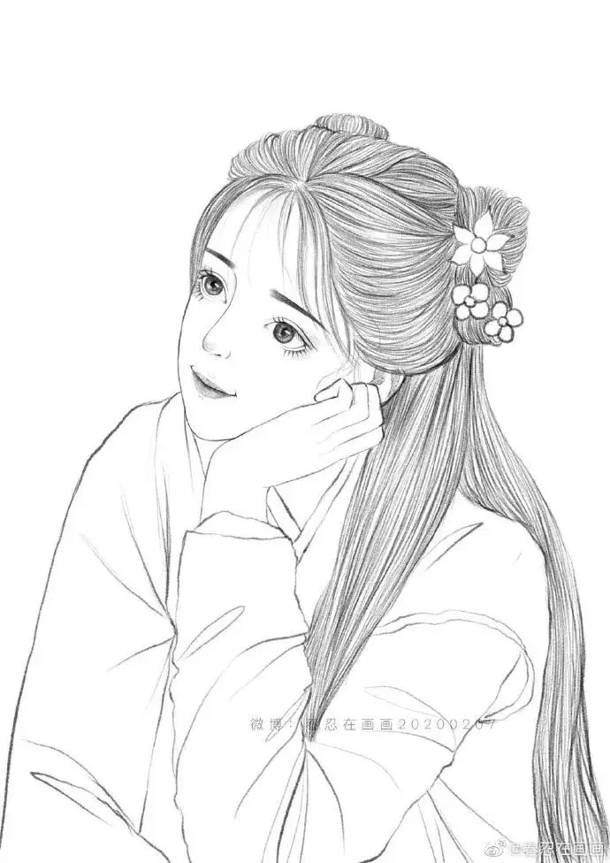 Vẽ Chân Dung Cô Gái Đơn Giản: Nghệ Thuật Từ Tâm Hồn 27