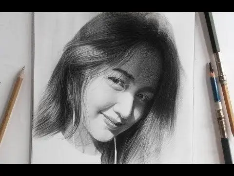 Vẽ Chân Dung Cô Gái Đơn Giản: Nghệ Thuật Từ Tâm Hồn 46