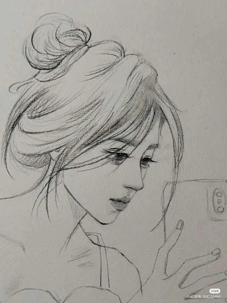 Vẽ cô gái anime đơn giản: Nghệ thuật dễ thương 15