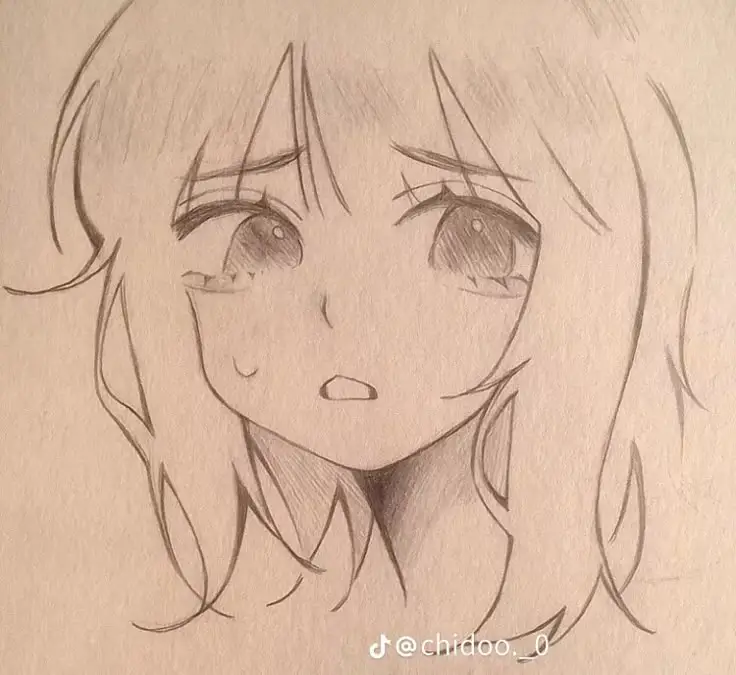 Vẽ cô gái anime đơn giản: Nghệ thuật dễ thương 37