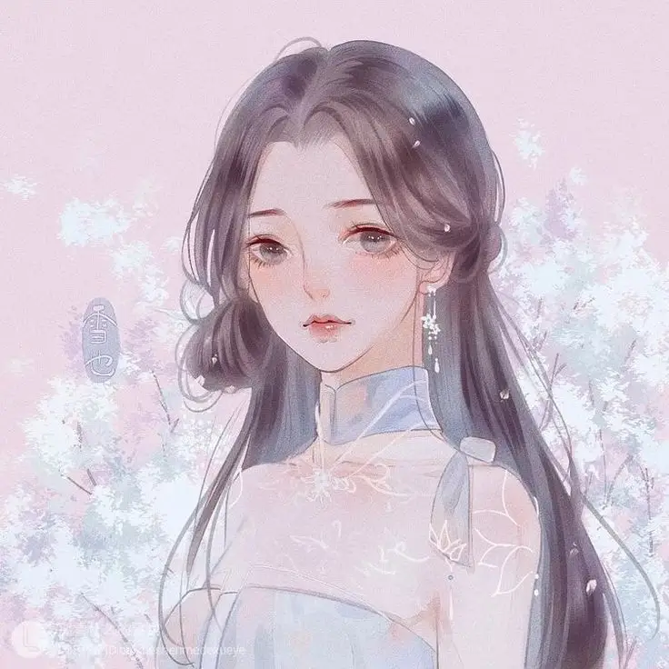 Vẽ cô gái mặc áo dài thanh lịch 54