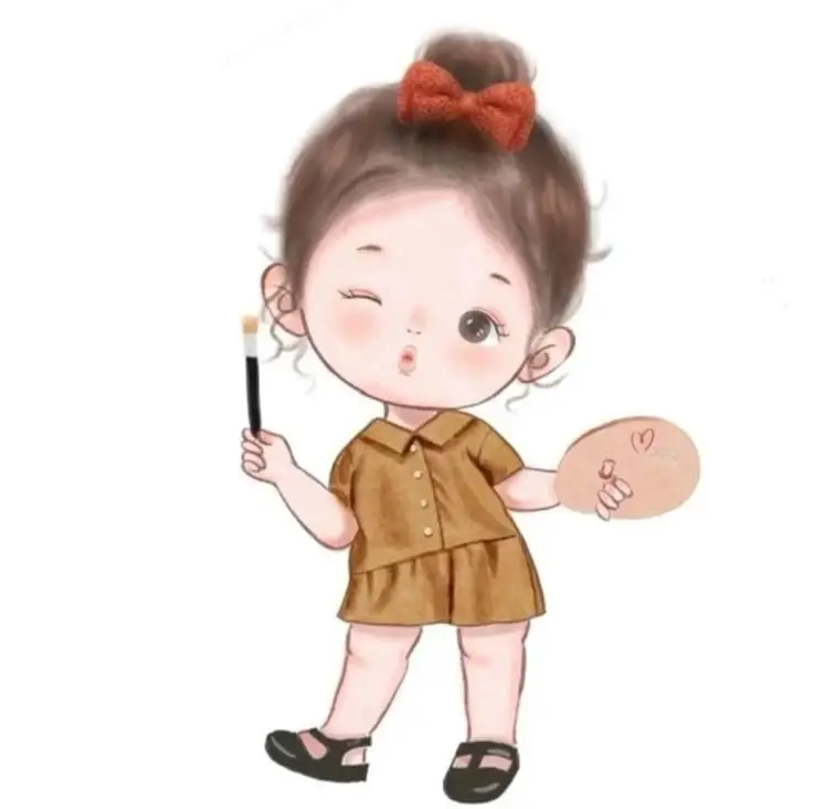 Vẽ khuôn mặt bé gái - Nghệ thuật ai cũng yêu thích 28