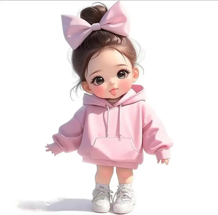 Vẽ khuôn mặt bé gái - Nghệ thuật ai cũng yêu thích 50