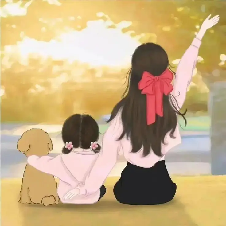 Vẽ mẹ và con gái - Tình yêu qua từng nét vẽ 22