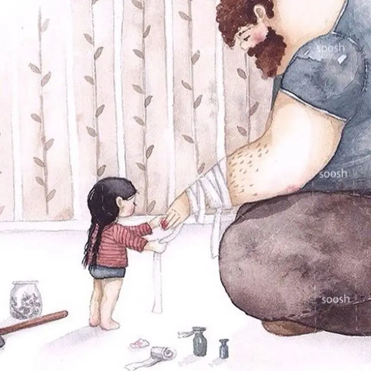 Vẽ mẹ và con gái - Tình yêu qua từng nét vẽ 24