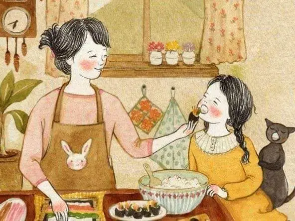 Vẽ mẹ và con gái - Tình yêu qua từng nét vẽ 25