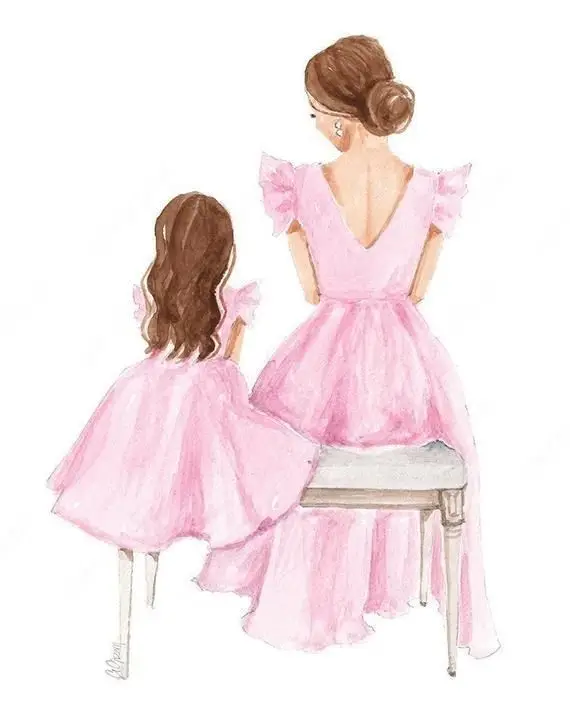 Vẽ mẹ và con gái - Tình yêu qua từng nét vẽ 41