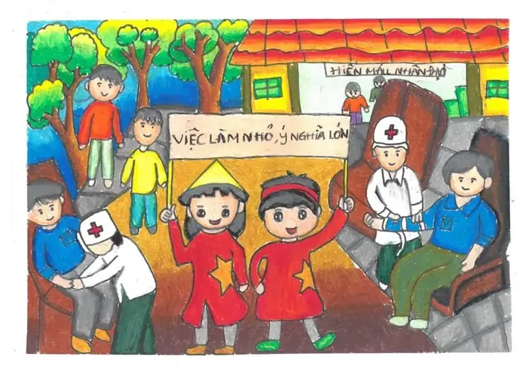 Vẽ Tranh Cuộc Sống Quanh Em Lớp 5 Đơn Giản: Hình Ảnh Đầy Màu Sắc 9