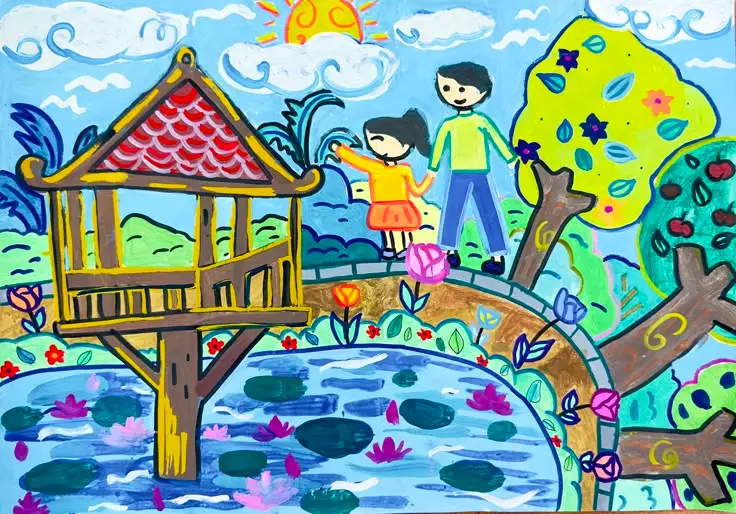 Vẽ Tranh Cuộc Sống Quanh Em Lớp 5 Đơn Giản: Hình Ảnh Đầy Màu Sắc 11