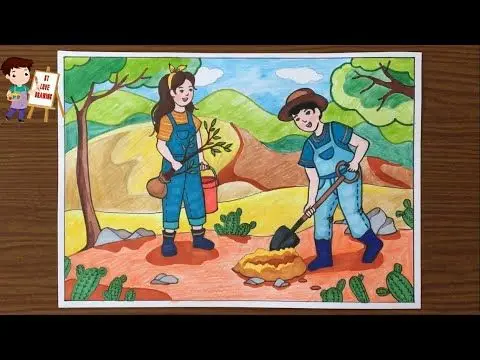 Vẽ Tranh Cuộc Sống Quanh Em Lớp 5 Đơn Giản: Hình Ảnh Đầy Màu Sắc 18