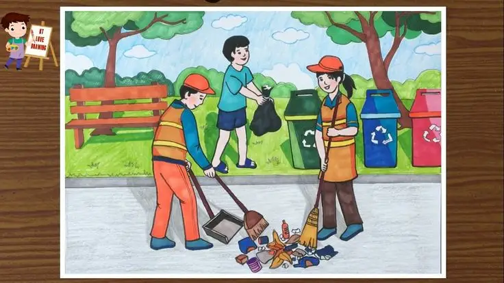 Vẽ Tranh Cuộc Sống Quanh Em Lớp 5 Đơn Giản: Hình Ảnh Đầy Màu Sắc 20