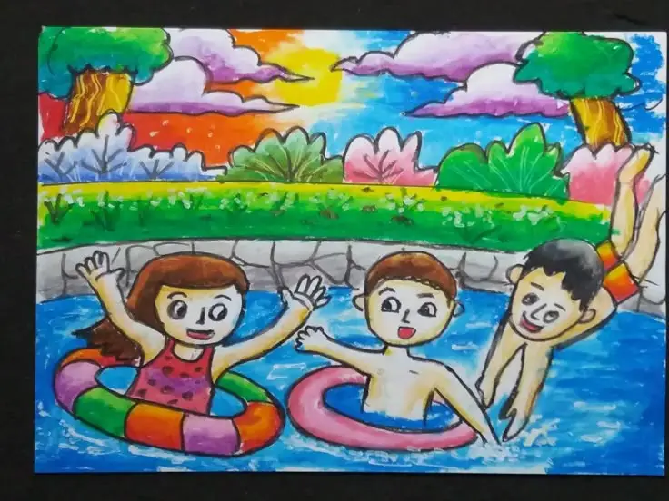 Vẽ Tranh Cuộc Sống Quanh Em Lớp 5 Đơn Giản: Hình Ảnh Đầy Màu Sắc 29