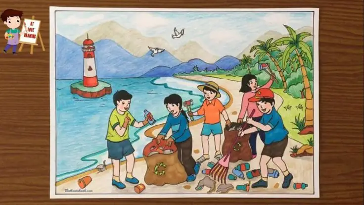 Vẽ Tranh Cuộc Sống Quanh Em Lớp 5 Đơn Giản: Hình Ảnh Đầy Màu Sắc 32
