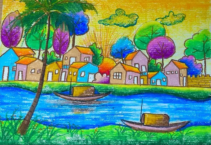 Vẽ Tranh Cuộc Sống Quanh Em Lớp 5 Đơn Giản: Hình Ảnh Đầy Màu Sắc 57
