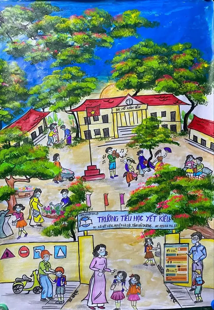 Vẽ Tranh Cuộc Sống Quanh Em Lớp 5 Đơn Giản: Hình Ảnh Đầy Màu Sắc 79