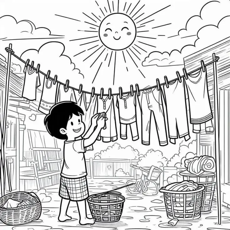 Vẽ Tranh Làm Việc Nhà - Một Cách Thể Hiện Cuộc Sống Thường Ngày 1