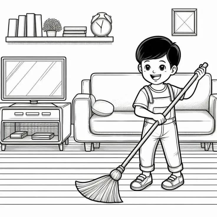 Vẽ Tranh Làm Việc Nhà - Một Cách Thể Hiện Cuộc Sống Thường Ngày 34