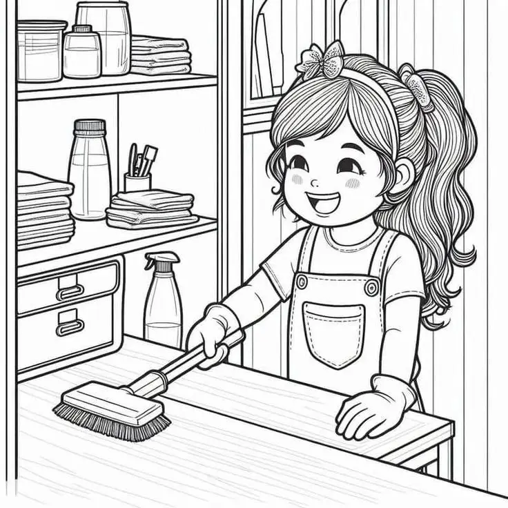 Vẽ Tranh Làm Việc Nhà - Một Cách Thể Hiện Cuộc Sống Thường Ngày 56
