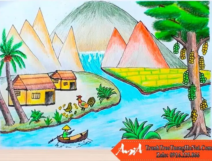 Vẽ Tranh Làng Nghề Truyền Thống Đơn Giản: Lưu Giữ Giá Trị Văn Hóa 7