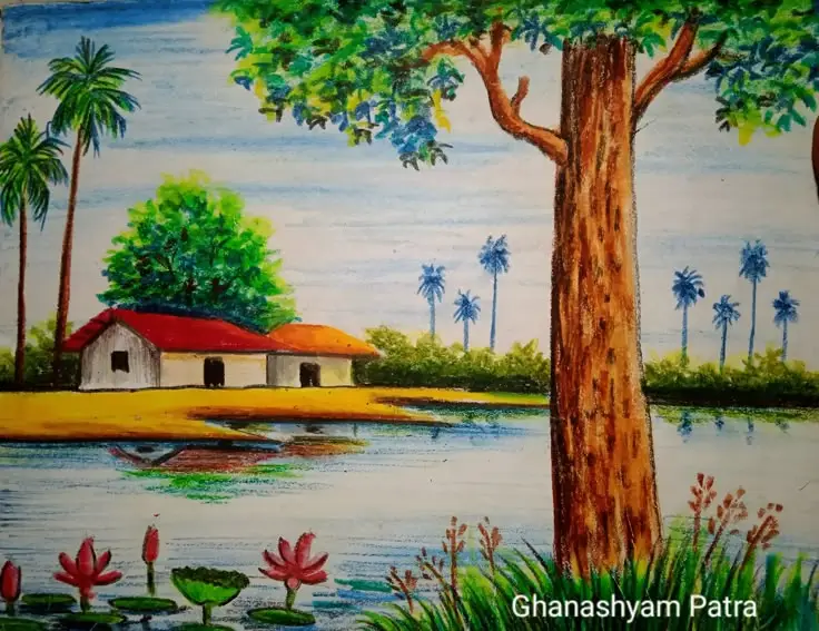 Vẽ Tranh Làng Nghề Truyền Thống Đơn Giản: Lưu Giữ Giá Trị Văn Hóa 28