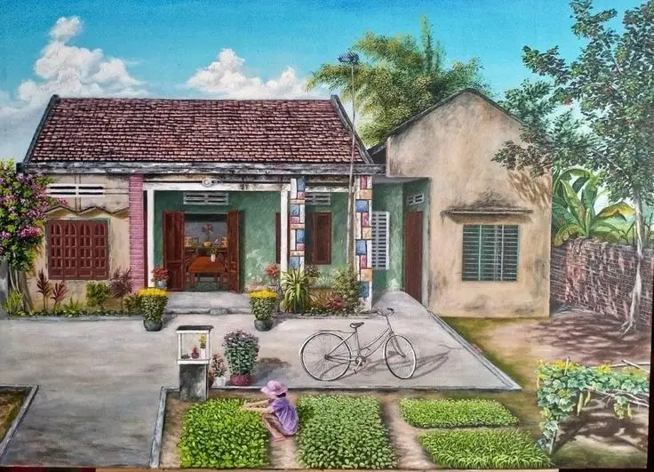 Vẽ Tranh Làng Nghề Truyền Thống Đơn Giản: Lưu Giữ Giá Trị Văn Hóa 35