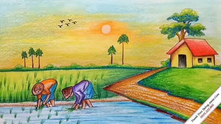 Vẽ Tranh Làng Nghề Truyền Thống Đơn Giản: Lưu Giữ Giá Trị Văn Hóa 40