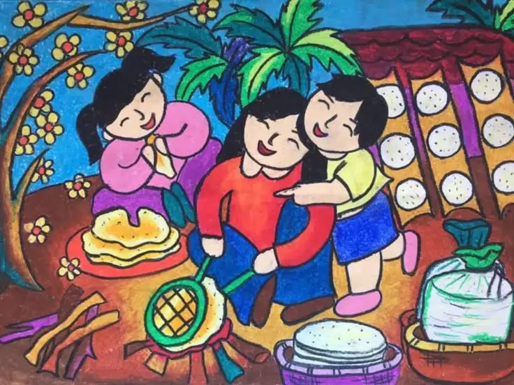 Vẽ Tranh Làng Nghề Truyền Thống Đơn Giản: Lưu Giữ Giá Trị Văn Hóa 67