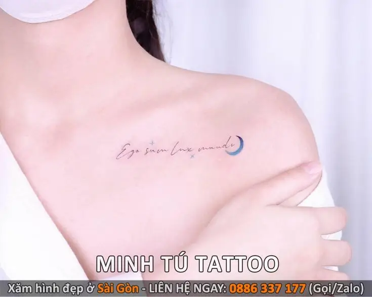 Xăm chữ ở ngực cho nữ: Top 50 mẫu hình xăm đẹp nhất 20