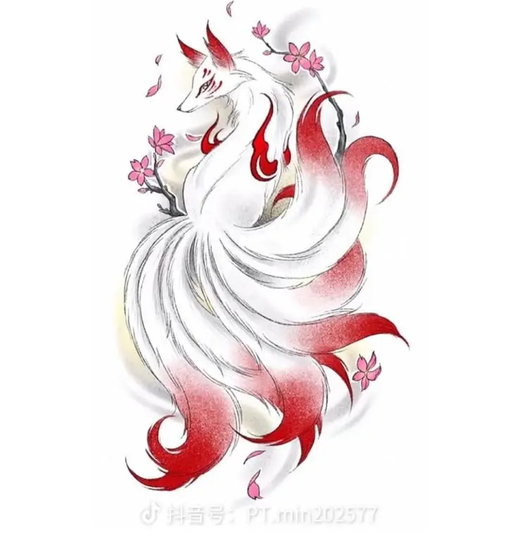 Xăm hồ ly 9 đuôi: Biểu tượng may mắn của người Nhật 11