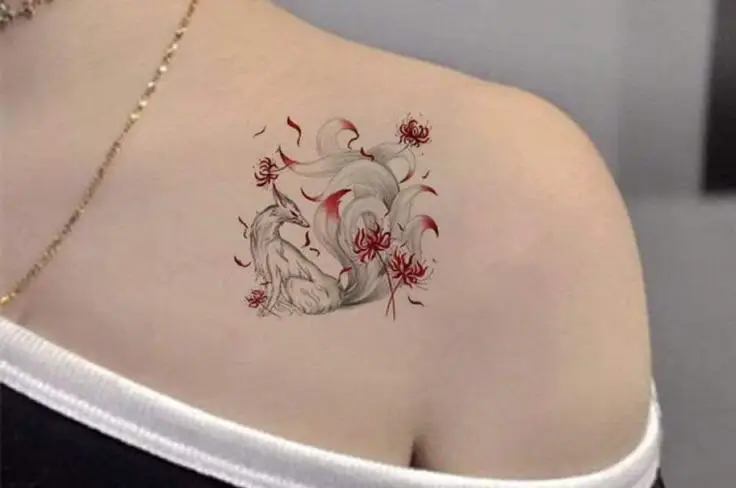 Xăm hồ ly 9 đuôi: Biểu tượng may mắn của người Nhật 15