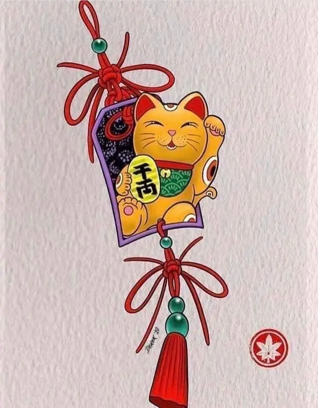 Xăm Mèo Thần Tài Mini: Xu Hướng Hình Xăm Năm Nay 72