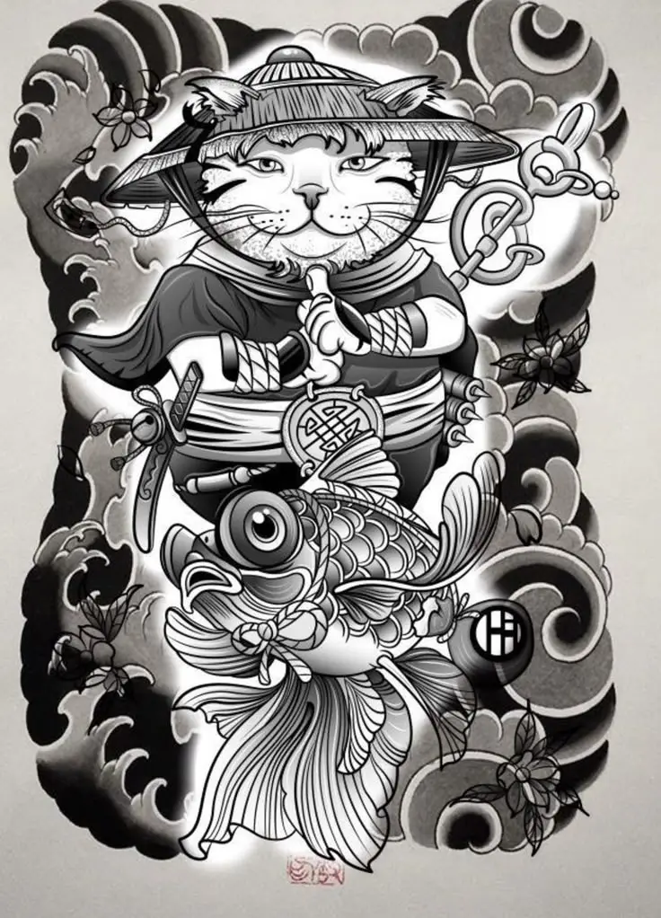 Xăm Nhật Cổ Kín Lưng - Nét Đẹp Văn Hóa Truyền Thống 15