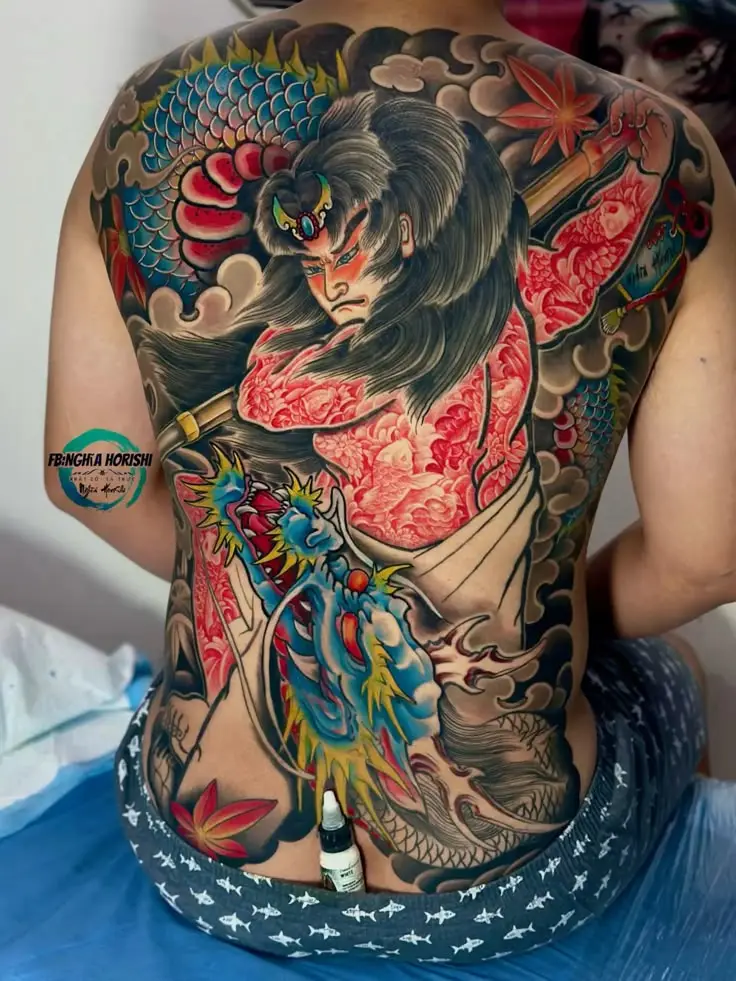 Xăm Nhật Cổ Kín Lưng - Nét Đẹp Văn Hóa Truyền Thống 18