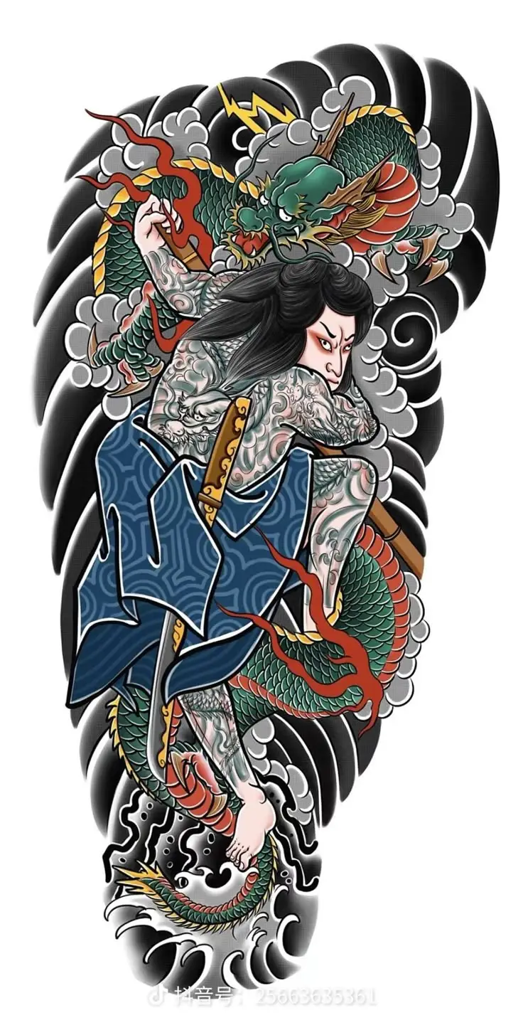 Xăm Nhật Cổ Kín Lưng - Nét Đẹp Văn Hóa Truyền Thống 20