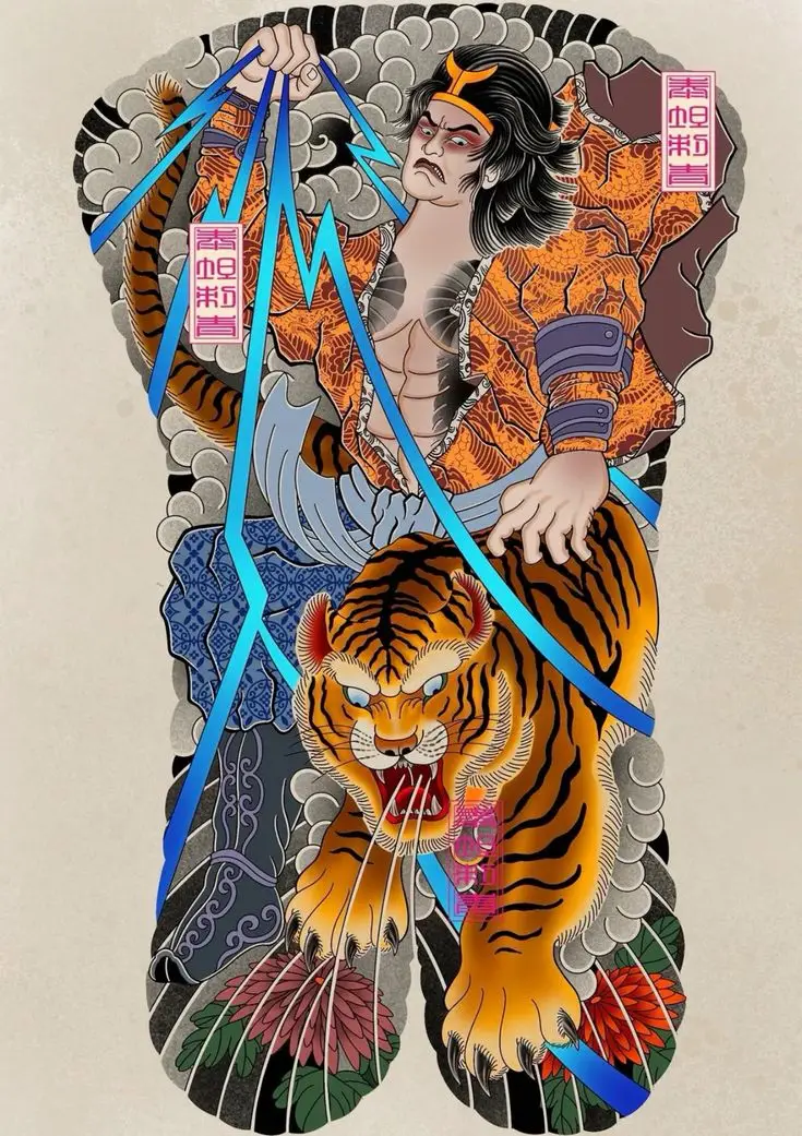 Xăm Nhật Cổ Kín Lưng - Nét Đẹp Văn Hóa Truyền Thống 22