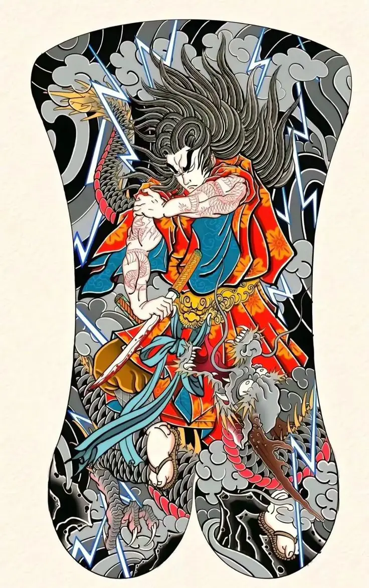 Xăm Nhật Cổ Kín Lưng - Nét Đẹp Văn Hóa Truyền Thống 23