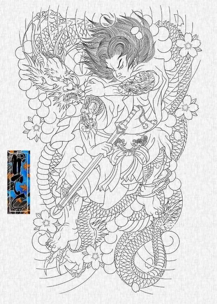 Xăm Nhật Cổ Kín Lưng - Nét Đẹp Văn Hóa Truyền Thống 24