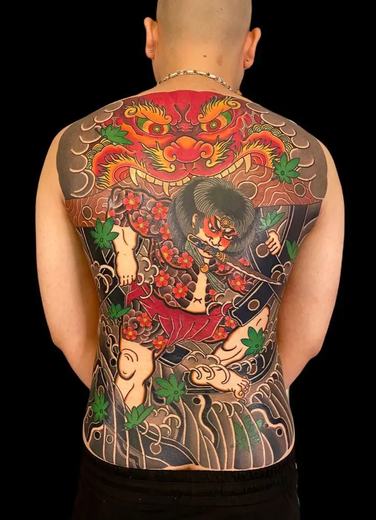 Xăm Nhật Cổ Kín Lưng - Nét Đẹp Văn Hóa Truyền Thống 31