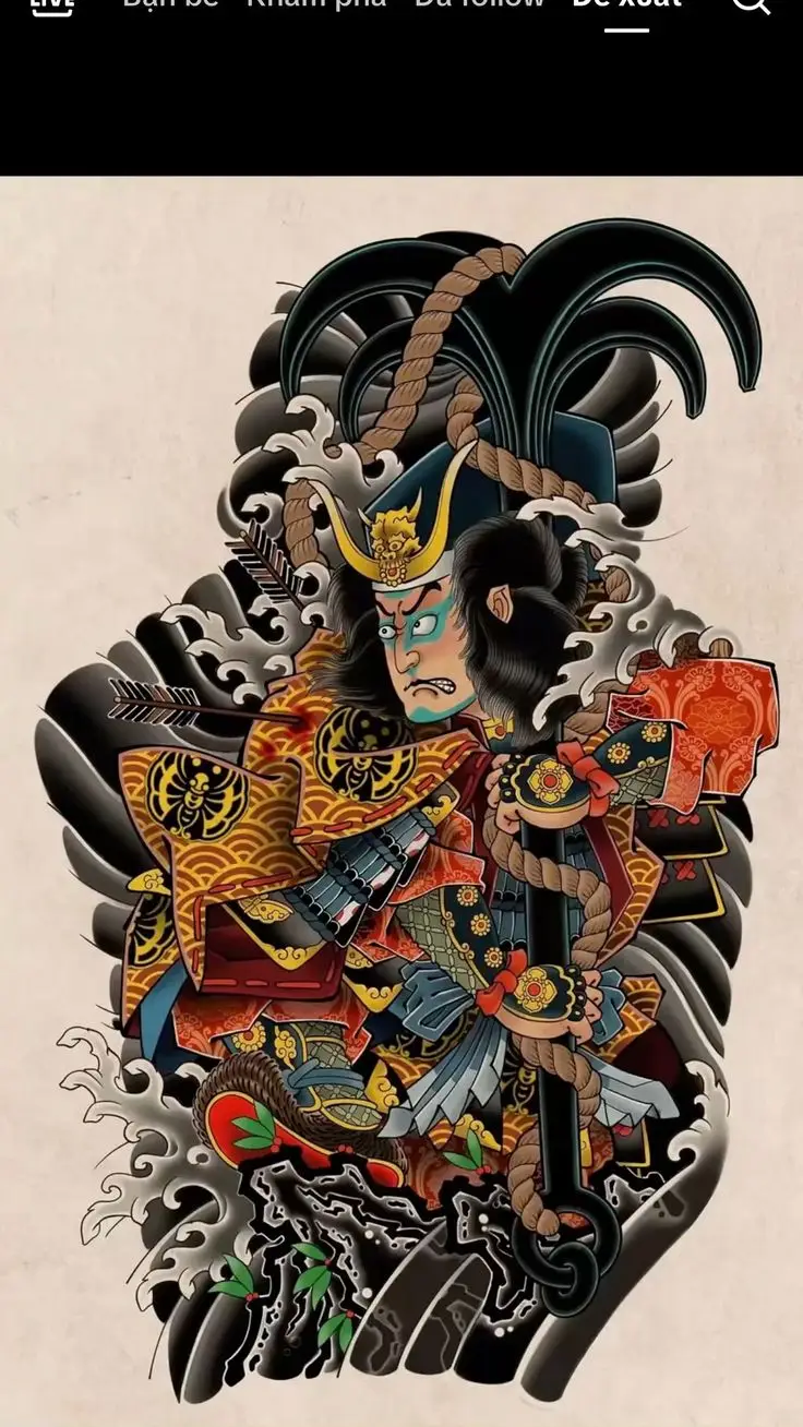 Xăm Nhật Cổ Kín Lưng - Nét Đẹp Văn Hóa Truyền Thống 39