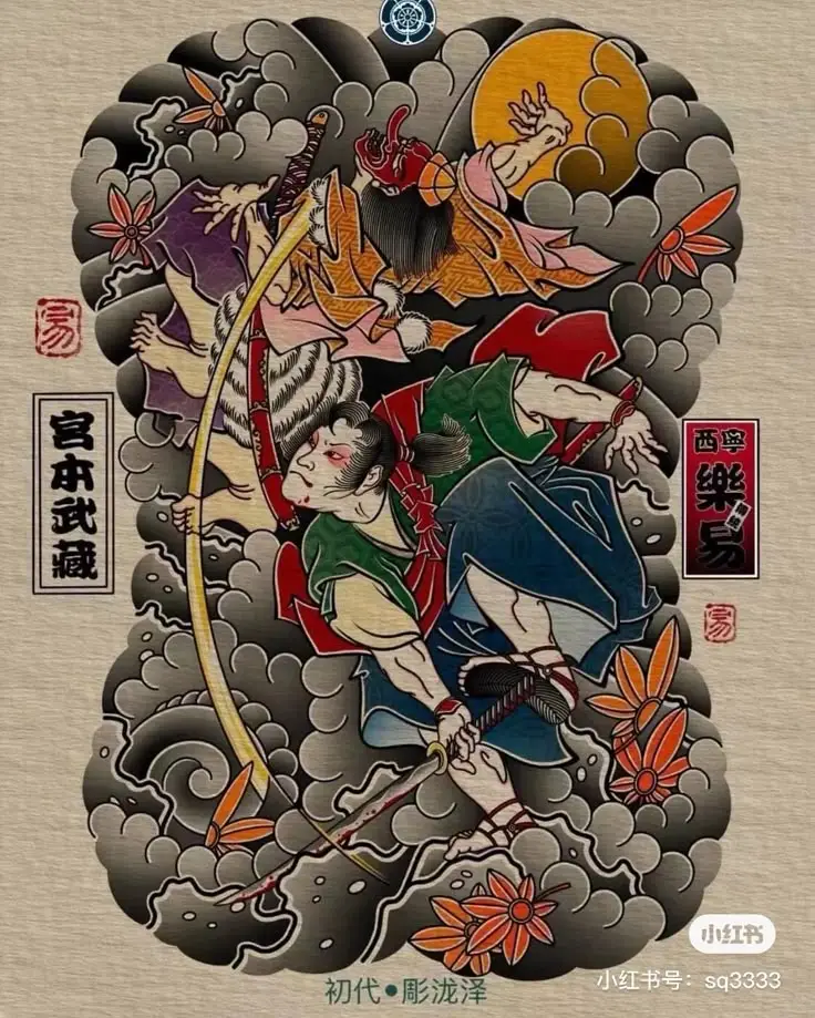 Xăm Nhật Cổ Kín Lưng - Nét Đẹp Văn Hóa Truyền Thống 50