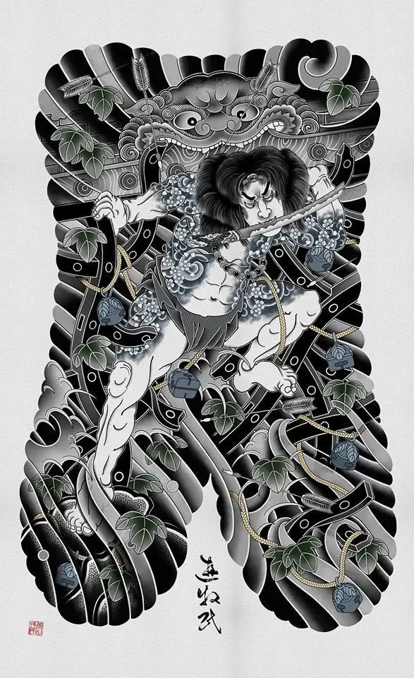 Xăm Nhật Cổ Kín Lưng - Nét Đẹp Văn Hóa Truyền Thống 58