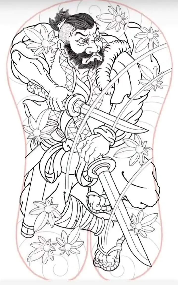 Xăm Nhật Cổ Kín Lưng - Nét Đẹp Văn Hóa Truyền Thống 59