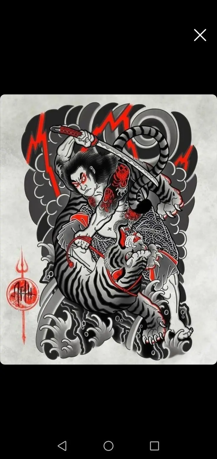 Xăm Nhật Cổ Kín Lưng - Nét Đẹp Văn Hóa Truyền Thống 61