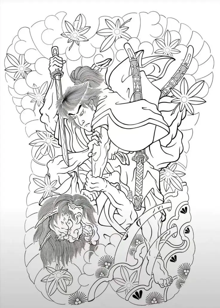 Xăm Nhật Cổ Kín Lưng - Nét Đẹp Văn Hóa Truyền Thống 63